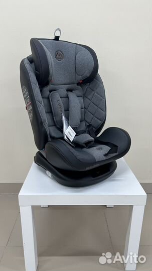 Автокресло Luxmom 299 0-1-2-3 Isofix серый