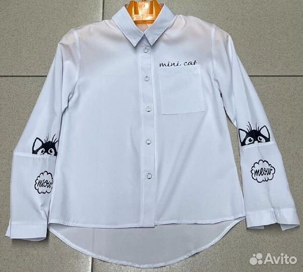 Блузка школьная новая рост 140 146