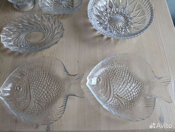 Посуда СССР хрусталь/стекло
