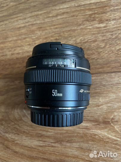 Объектив canon 50mm 1 4