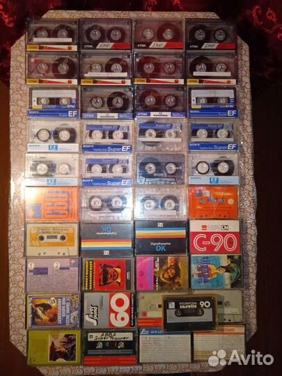 Импортные аудиокассеты с записью