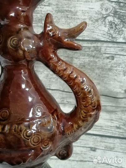 Подсвечник керамика драконы