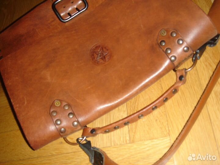 Сумка планшет портфель из толстого чепарка