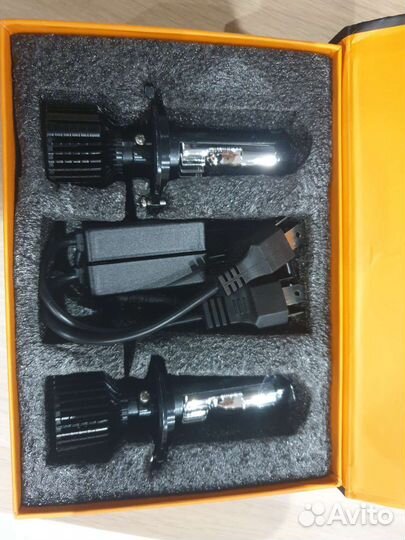 Лед лампы h4 с линзой