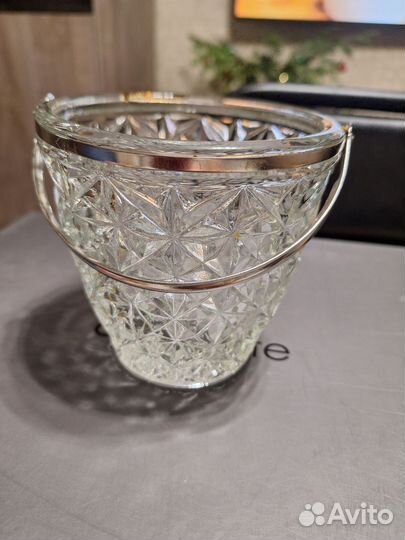 Ведерко хрустальное СССР