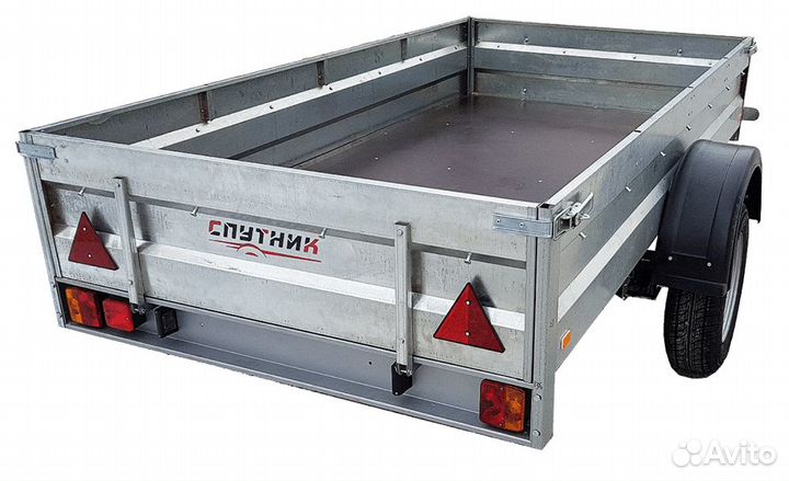 Прицеп легковой Спутник 2,2х1,3 метра.Оцинкованный
