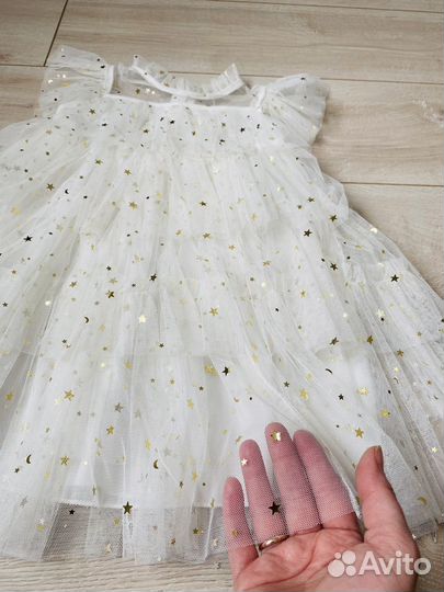 Платье для девочки 86 92 праздничное