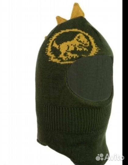 Шапка шлем для мальчика 46 48 зимний