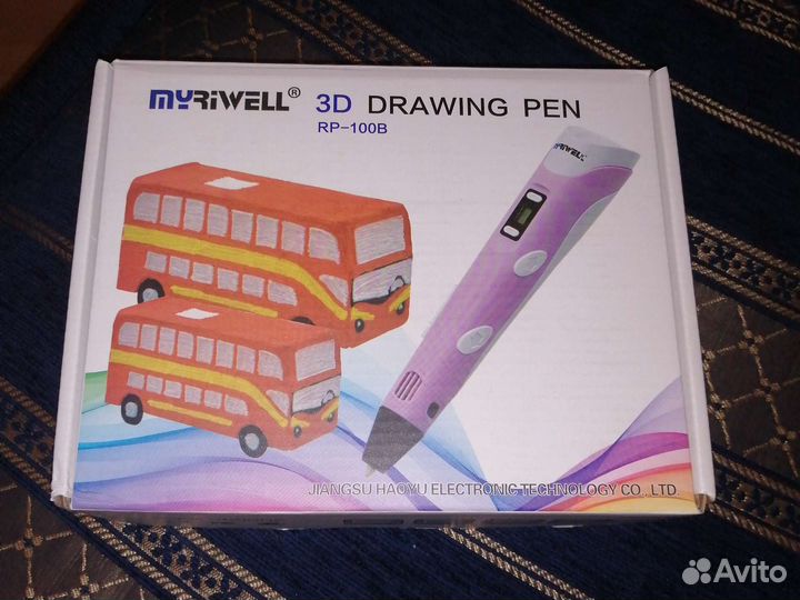 3D ручка с пластиком