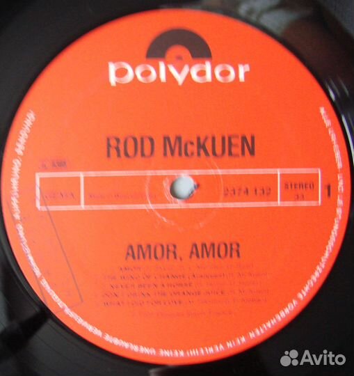 Amor, amor - slide. easy IN./ ROD Mc kuen / 77 ger