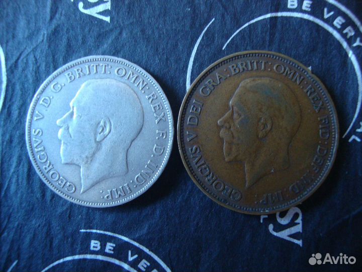 Набор серебряных монет Великобритании (Георг V)