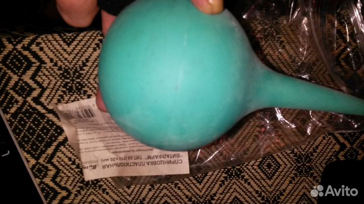 Резиновая груша-спринцовка новая