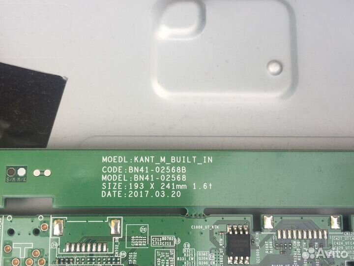 Запчасти для ЖК тв samsung ue40mu6100 и ue40mu6103