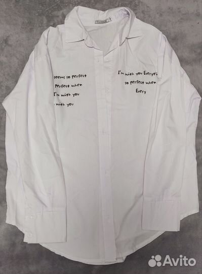 Рубашка школьная для девочки 158