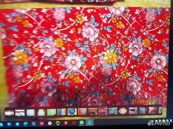 Отрез ткани хлопок СССР