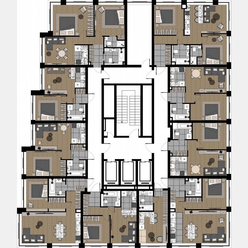 2-к. квартира, 36,9 м², 3/20 эт.