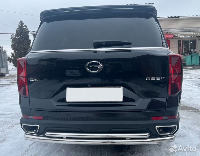 GAC GS8 2023 Защита заднего бампера двойная