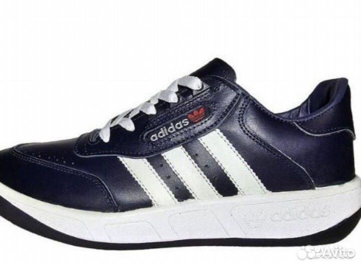 Кроссовки adidas натуральная кожа