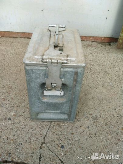 Ящик стальной оценкованый военный