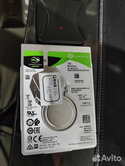Seagate 1TB 112часов SMART OK