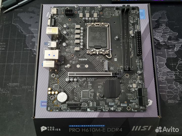 Материнская плата Msi Pro h610m-E Ddr4