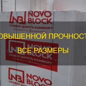 Газоблоки стеновые D400 novoblock