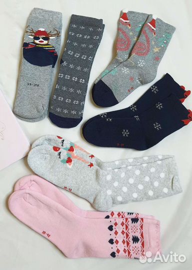 Носки детские размер 31-34, 35-38, 39-42 тёплые