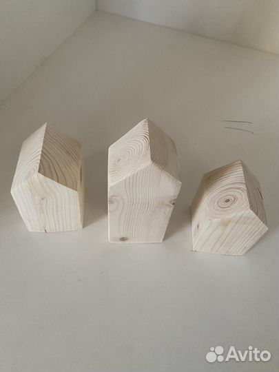 Деревянные домики. Заготовки для творчества