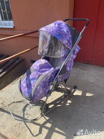 Коляска санки