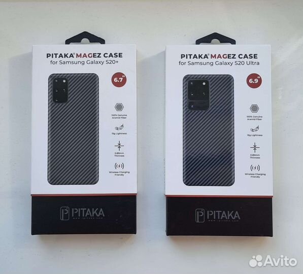 Чехлы Pitaka на Samsung Galaxy S20+, S20 ultra