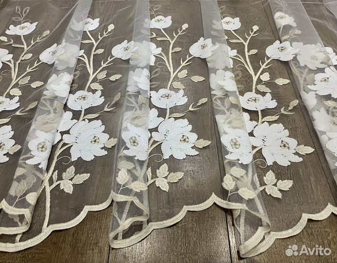 Новый тюль «Нежные цветы»