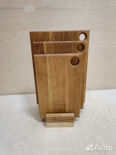 Набор разделочных досок из дуба