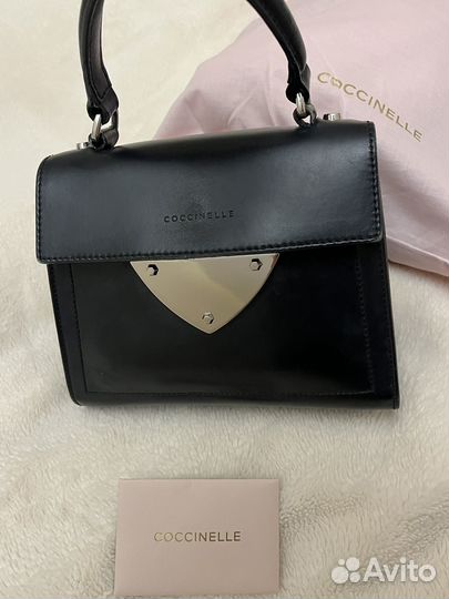 Сумка coccinelle натуральная кожа
