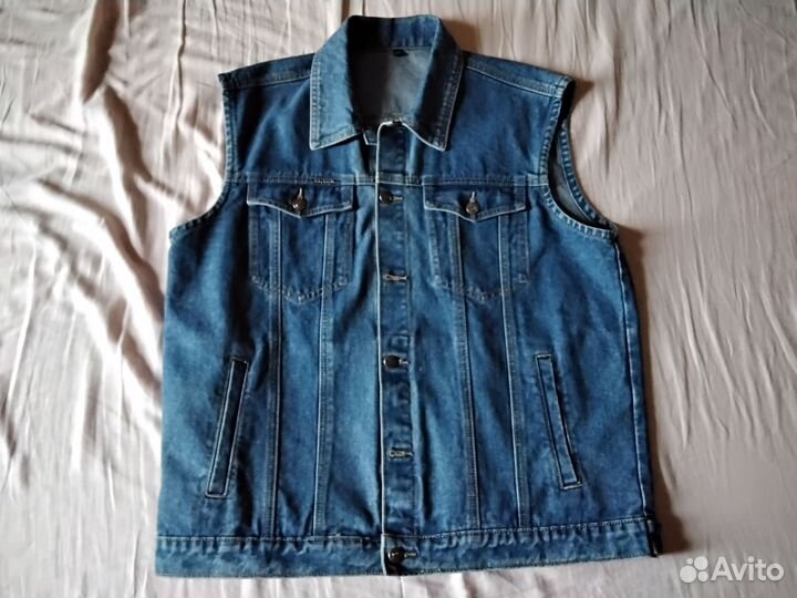 Жилетка джинсовая 52-54