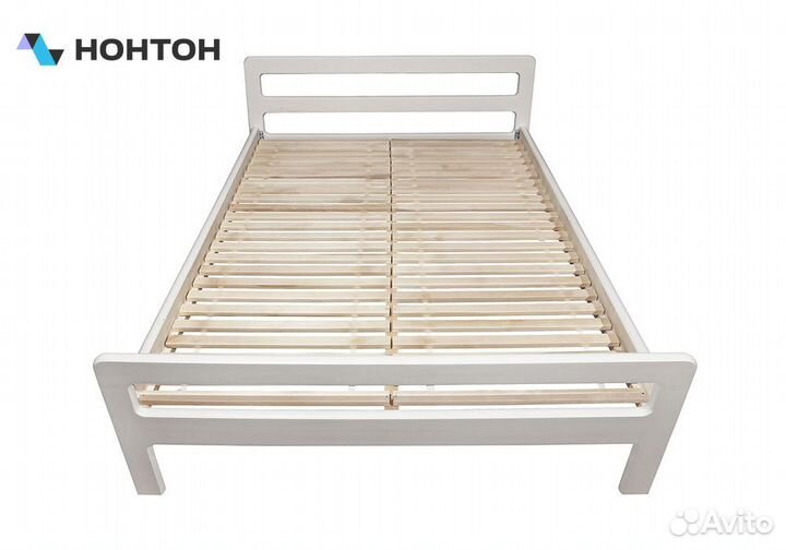 Кровать Массив-Н снег
