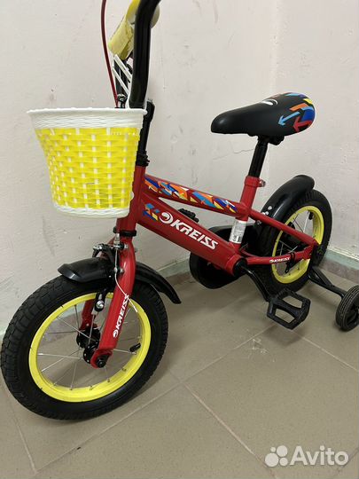 Велосипед детский 12 дюймов колеса