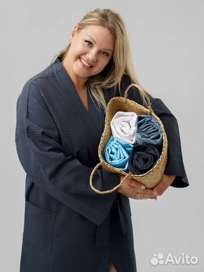 Халат банный вафельный Артикул 1443 - 1440