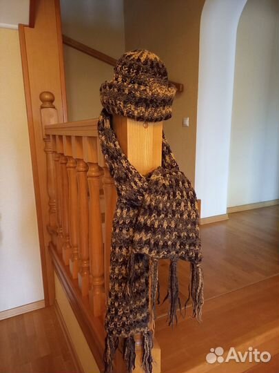 Комплект шапка и шарф