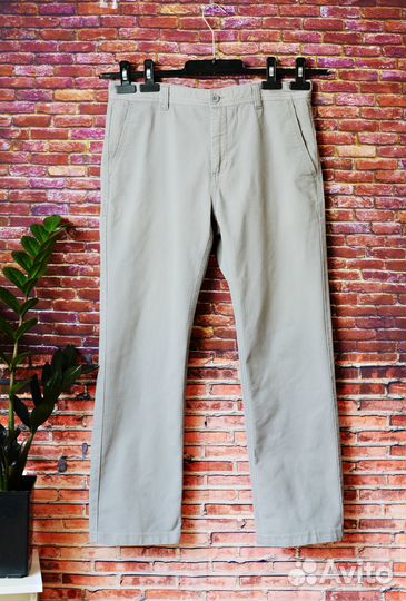 Джинсы брюки мужские серые размер L 50