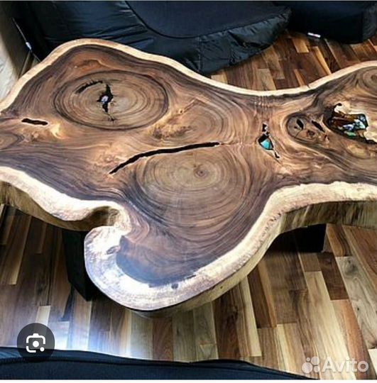 Журнальный столик из слэба