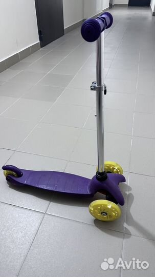 Самокат трехколесный детский