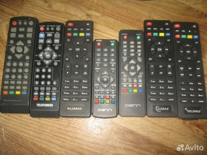 Пульты к приставкам на 20 каналов шнуры блоки пит