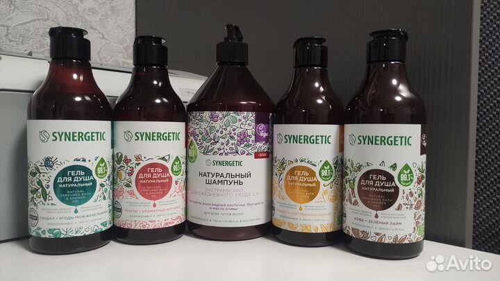 Шампунь, гель для душа Synergetic