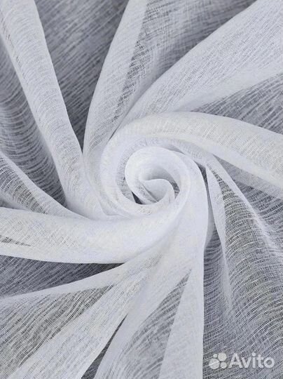 Тюль лён батист