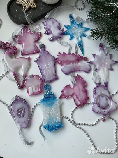 Елочные игрушки ручной работы