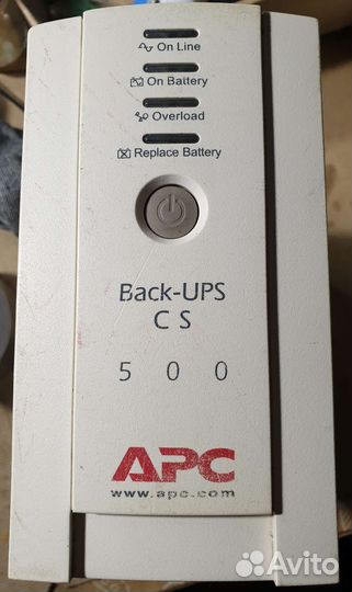 Ибп APC back-UPS CS 500