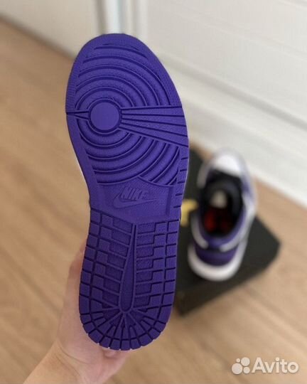 Air Jordan 1 Low Court Purple