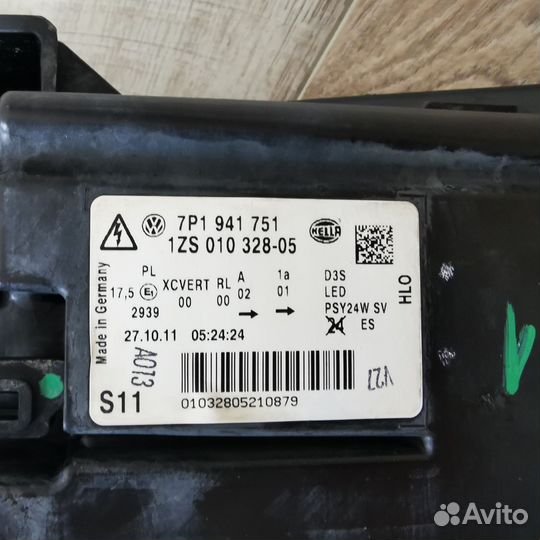 Volksagen Touareg NF фаоа передняя левая