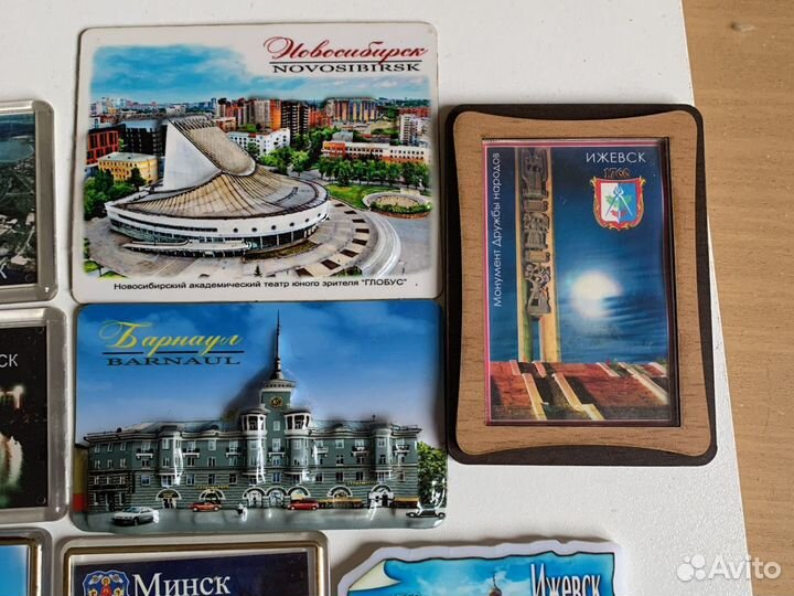 Магниты на холодильник города россии