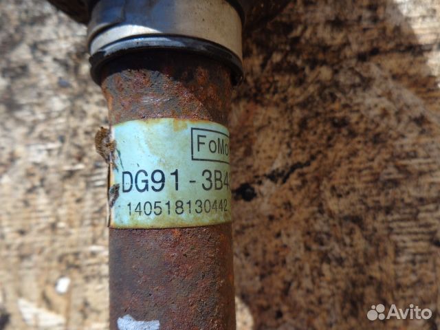 Полуось передняя L Ford Fusion 2 USA DG913B437GC